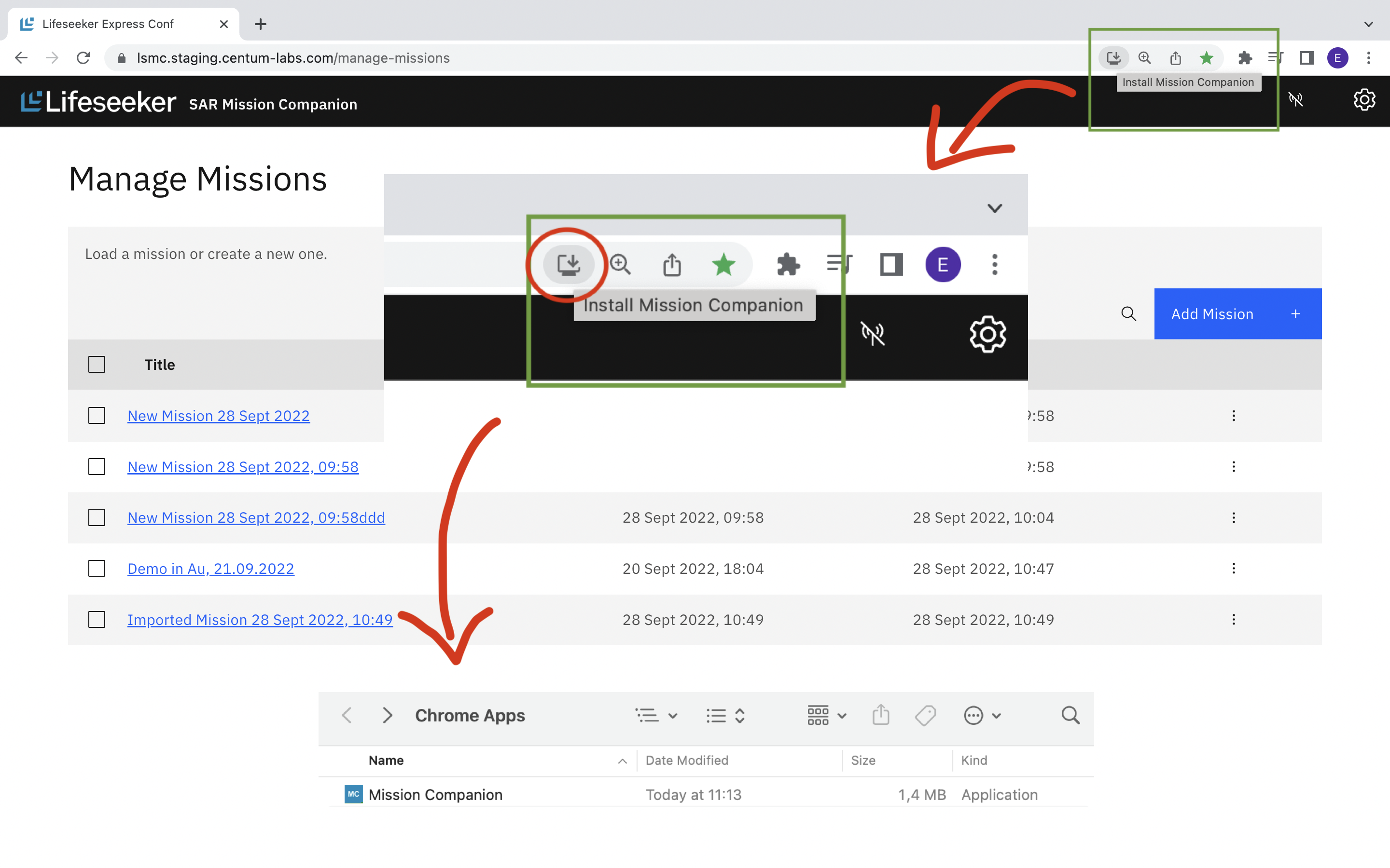 PWA Installation Screenshot